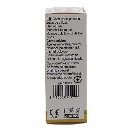 Lágrima artificial Cationorm 10 ml