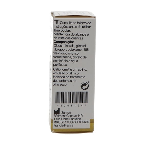 Lágrima artificial Cationorm 10 ml