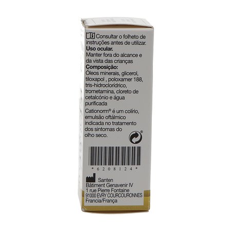 Lágrima artificial Cationorm 10 ml