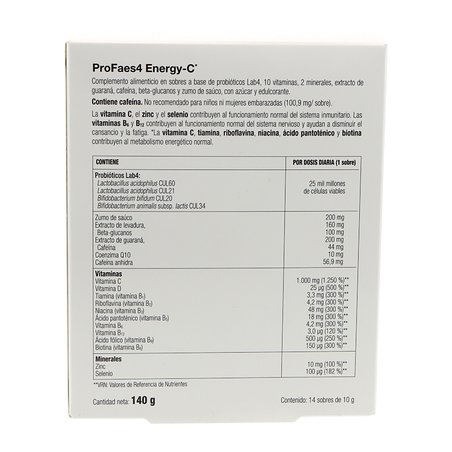Profaes4 Energyc 14 Sachês 10 g