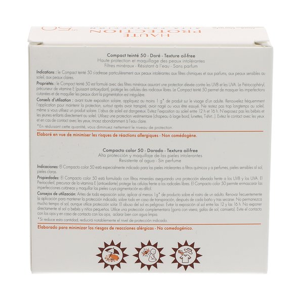 Avene Solar Compacto 50 Dorado 9,5 g