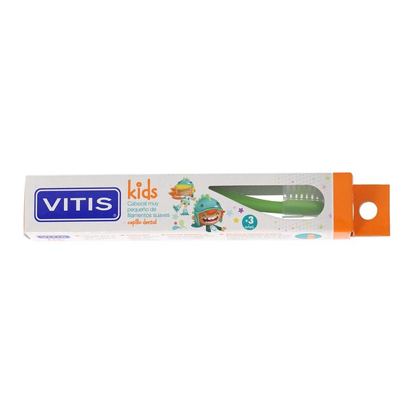 Escova de Dentes Infantil Vitis Kids 3a 1 Unidade