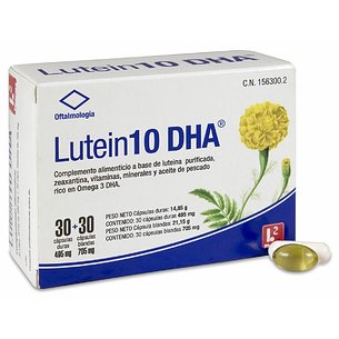 Luteína 10 Dha 30 30 Cápsulas