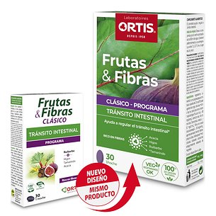 Ortis Frutas e Fibras Classic 30 Comprimidos