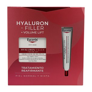 Eucerin Hyaluronfiller Volumelift Spf 15 Piel Normalmixta 50 ml Contorno De Ojos 15 ml Promo