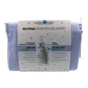 Lipikar Baume APM 400 ml + Cicaplast Baume B5 40 ml + Gratis Reise-Wickelunterlage 2