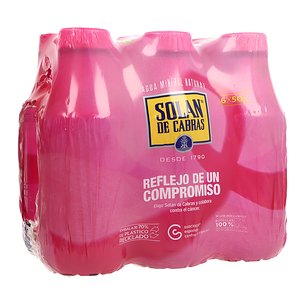 Caja Botella Rosa 0,5 L. Solan