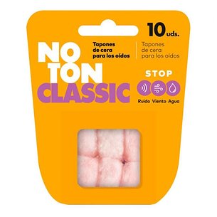 Noton Wax and Cotton Earplugs 10 Units