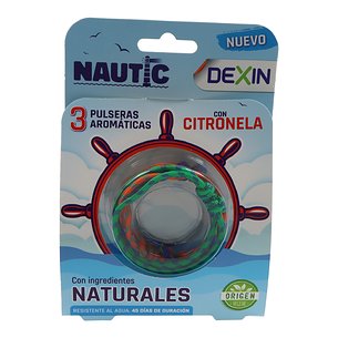 Dexin Nautic Pulsera Con Citronela 3 Uds