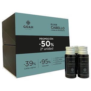 Goah Clinic Hair Elexir 2x30 Frascos Promo