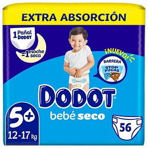 Dodot Baby Dry Value Tamanho 5 12 a 17 kg 56 Unidades