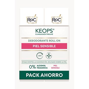 Roc Keops Deo Roll On Sensitive 2 X 30 ml