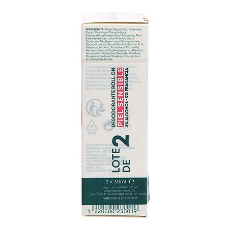 Roc Keops Deo Roll On Sensible 2 X 30 ml
