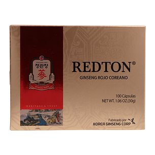 Redton Ginseng Rojo Coreano 100 Capsulas