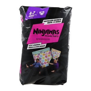 Dodot Ninjamas Pants Carry Heart Size 4-7 Years 17-30kg 2