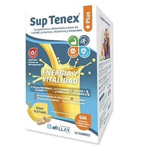 Sup Tenex Plus 15 Sachês 32 g Sabor Banana