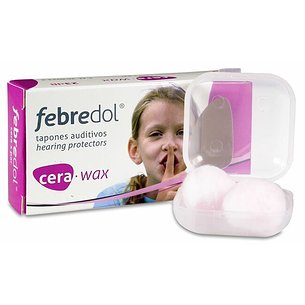 Tampão de cera de ouvido Febredol 2 unidades