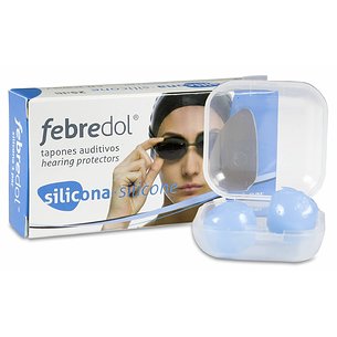 Tampão de ouvido de silicone moldável Febredol 2