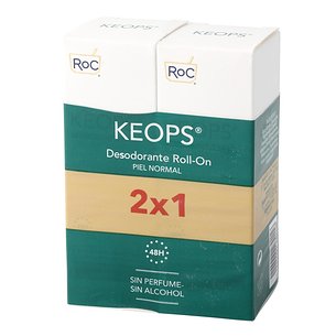 Roc Keops Deo Roll-on Piel Normal 2x30ml