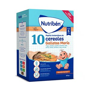 Nutriben 10 Cereales Galleta Maria 600g