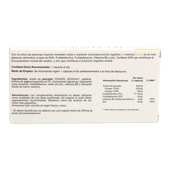 De Memory Senior 30 Capsules