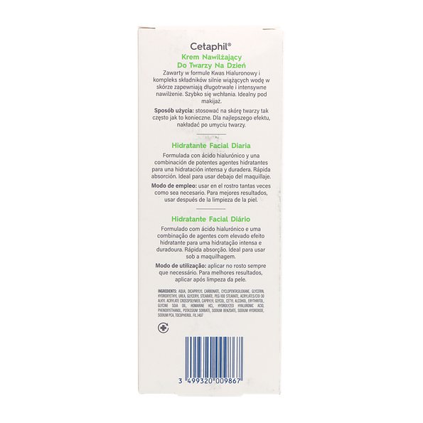 Cetaphil Crema Hidratante Facial Dia 88 ml