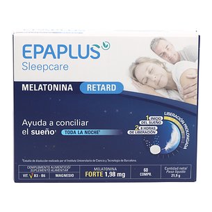 Epaplus Sleepcare Melatonina Retard 60 Comps