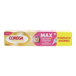 Corega Max Fijacion Confort 70 g Sin Sabor