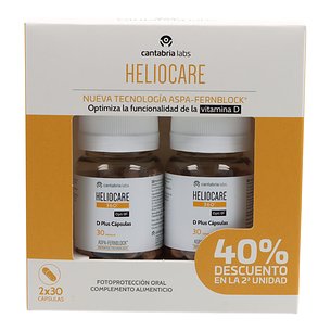 Heliocare 360 D Plus 30 Caps X2 Promo