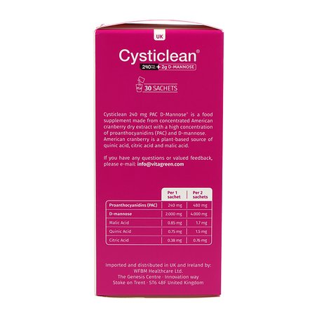 Cysticlean 240 Mg Dmanosa 30 Sobres