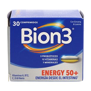 Bion3 Energy 50+ 30 Comprimidos