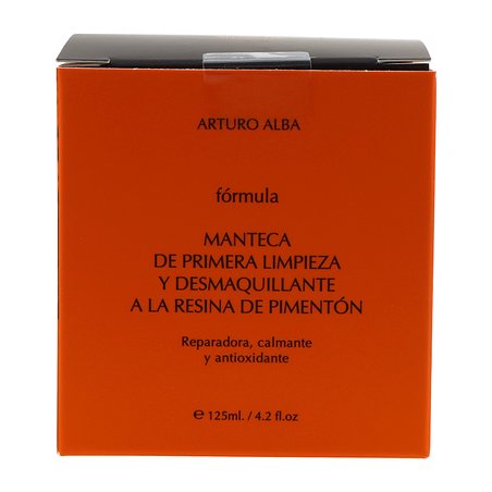 Arturo Alba Formula Primeira Manteiga de Limpeza e Demaquilante com Resina de Páprica 125ml