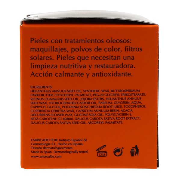 Arturo Alba Formula Primeira Manteiga de Limpeza e Demaquilante com Resina de Páprica 125ml