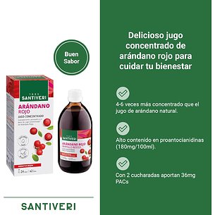Cranberrysaftkonzentrat Santiveri 490 ml 2