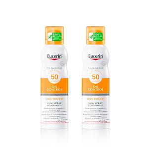 Eucerin Spray Transparente Toque Seco Spf50 2x200 ml Promo