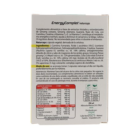 Trepat Dietesi Energy Complete Ginseng Plus 30 Cápsulas