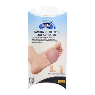 Folha de feltro Herbi Feet com adesivo 50 x 9,5 cm 