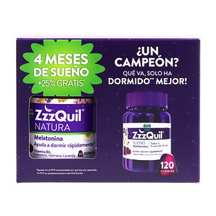 Promoção de gomas Zzzquil Melatonina 120