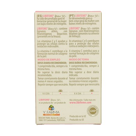 Libifeme Meno 50+ 30 Tabletas