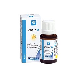 Frasco Ergy D 15ml Nutergia