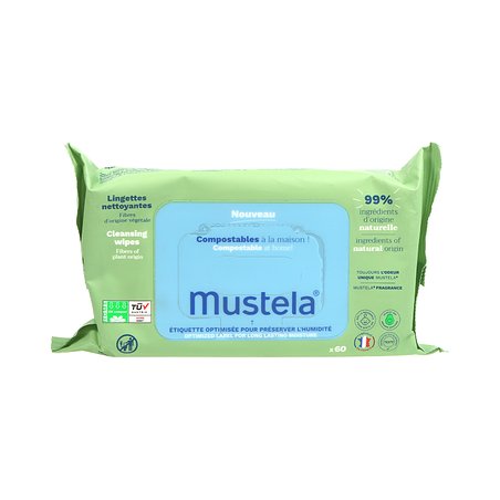 Mustela Toalhitas de Limpeza 60 Unidades