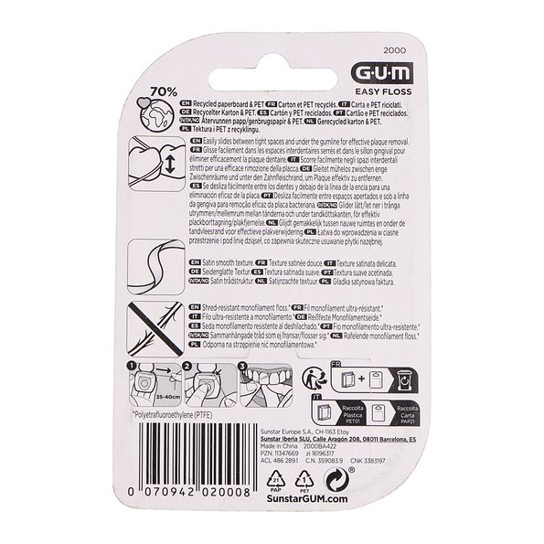 Gum Dental Floss Easy 30 M Ref2000