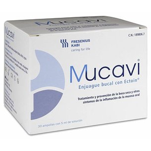 Mucavi Enxaguante Bucal 30 Ampolas