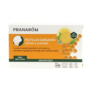 Pranarom Aromaforce Garganta Miel 24 Pastillas