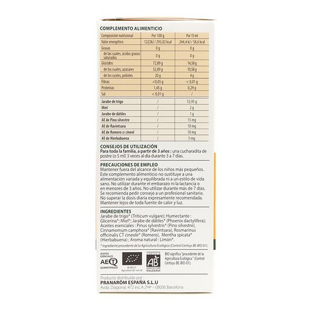 Pranarom Aromaforce Jarabe Garganta 150ml