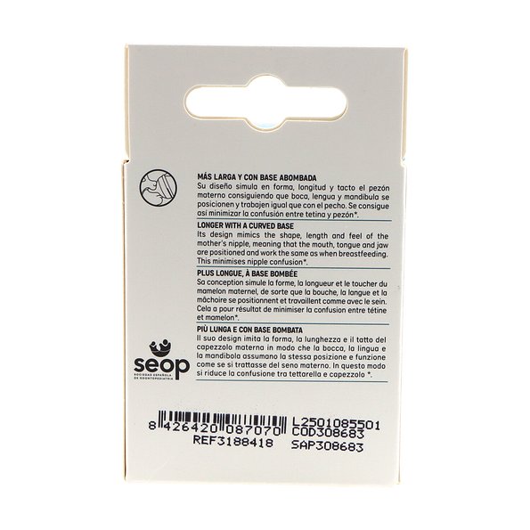 Ultraweicher Silikonsauger, anpassbarer Durchfluss Null Null +0m Suavinex X2