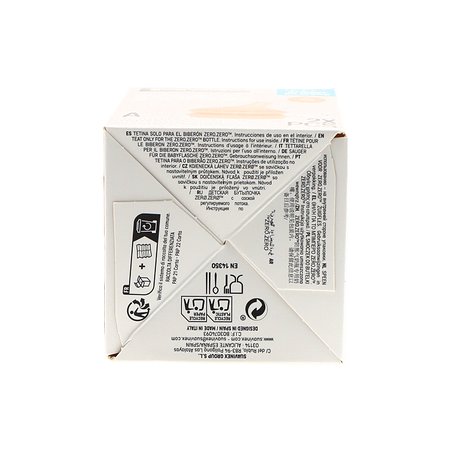 Ultraweicher Silikonsauger, anpassbarer Durchfluss Null Null +0m Suavinex X2