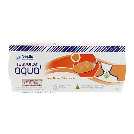 Resource Aqua Gelif Laranja Sa 4x125g