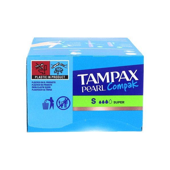 Tampones Tampax Compak Pearl Super 16u