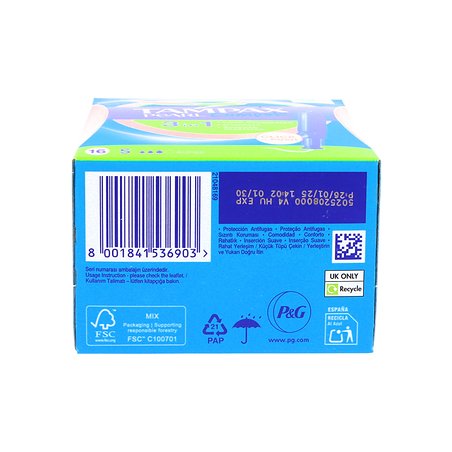 Tampones Tampax Compak Pearl Super 16u